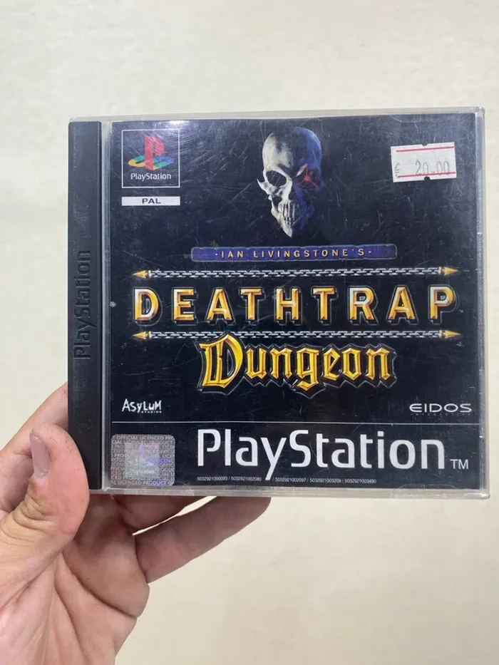 🎮 Jeu PS1 – Deathtrap Dungeon – Complet avec notice et livret supplémentaire
