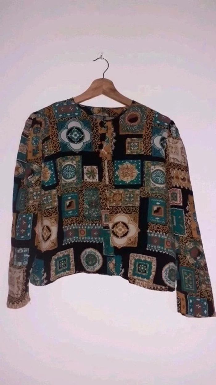 Blouse vintage & rare modèle taille 34/36 - photo numéro 2