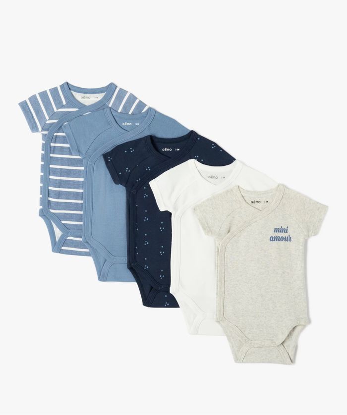 Body bébé lot de 5 - 0 mois - photo numéro 2