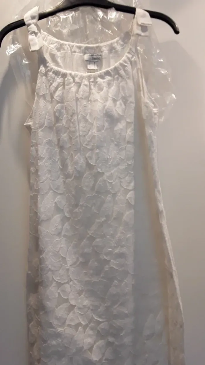 Robe blanche été doublée - photo numéro 2