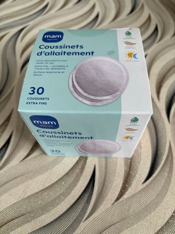 Boîte de 30 coussinets d’allaitement MAM