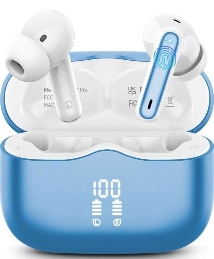 ÉCOUTEURS BLUETOOTH BLEU XINWLD A97 PRO
