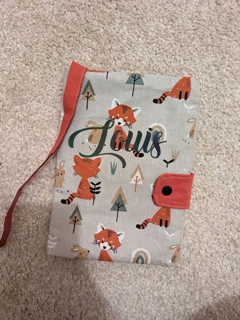 Protège carnet de santé Louis