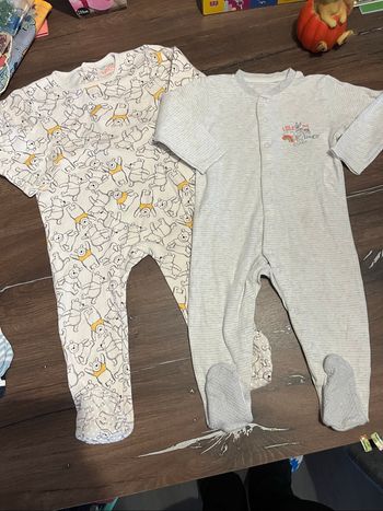 Lot 2 pyjamas mixtes
