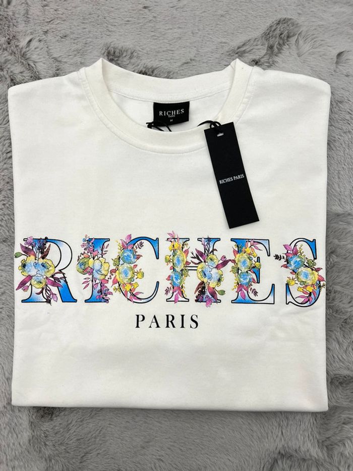 T-shirt Riches Paris Oversize brodé - Taille M - photo numéro 2