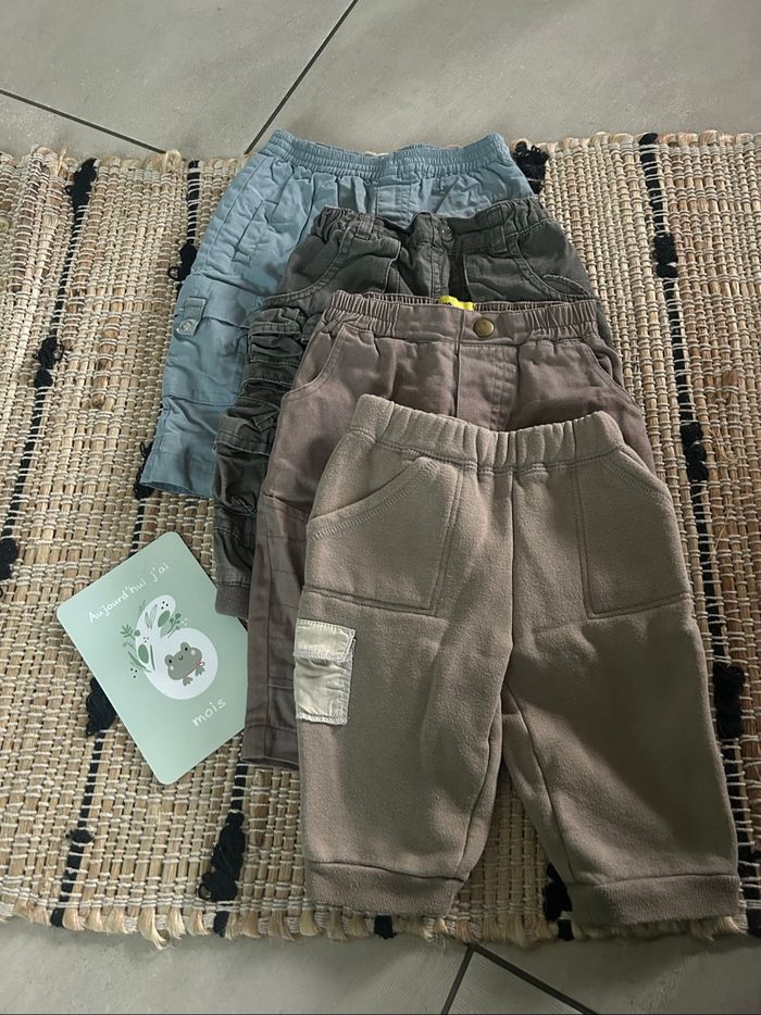 Lot pantalons bébé garçon 6 mois