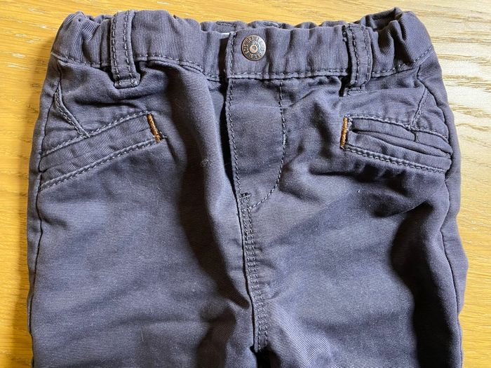 Obaïbi Pantalon gris anthracite Taille 6 mois - photo numéro 4