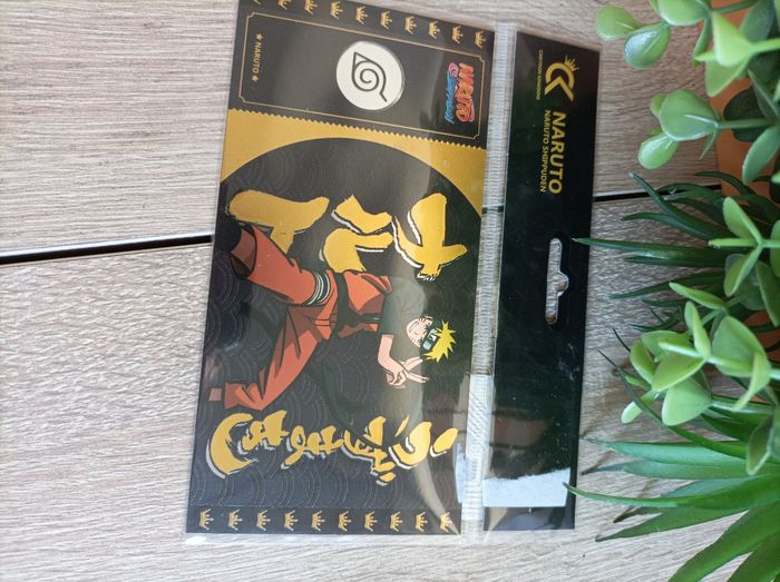 Black ticket Naruto Uzumaki Shippuden cartoon kingdom - photo numéro 2
