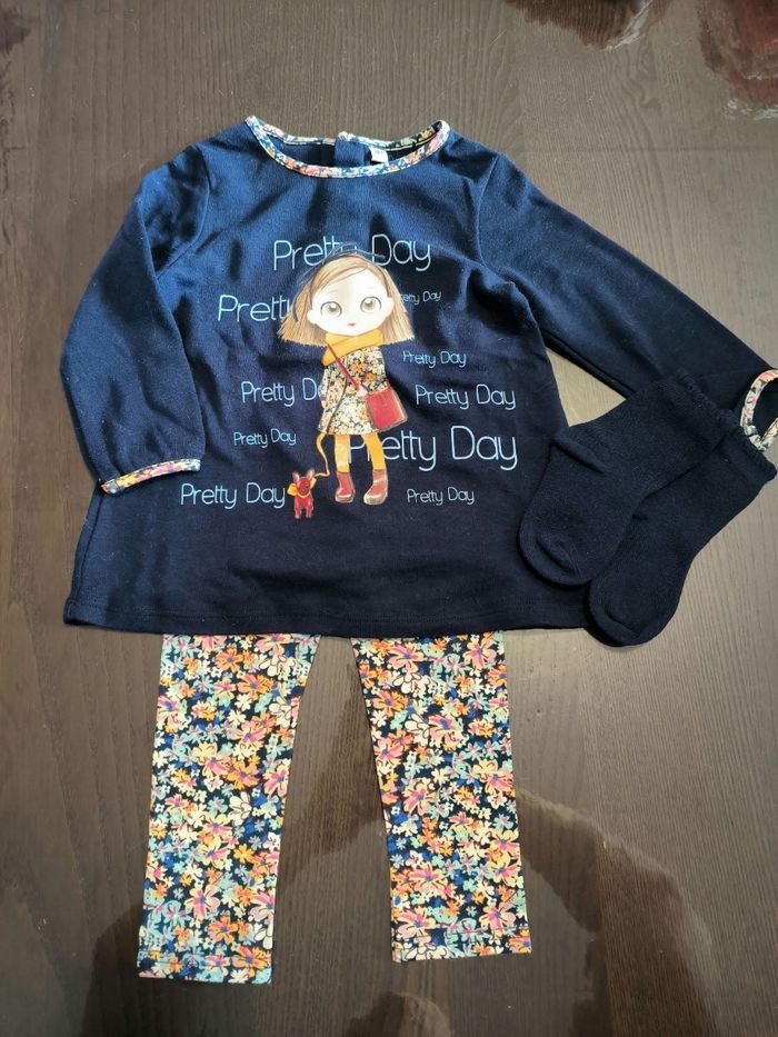 Ensemble long fille 18 mois