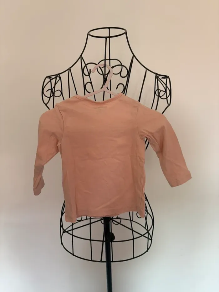 T-shirt rose “bébé plein d’espoir” - Orchestra - 9 mois - photo numéro 3
