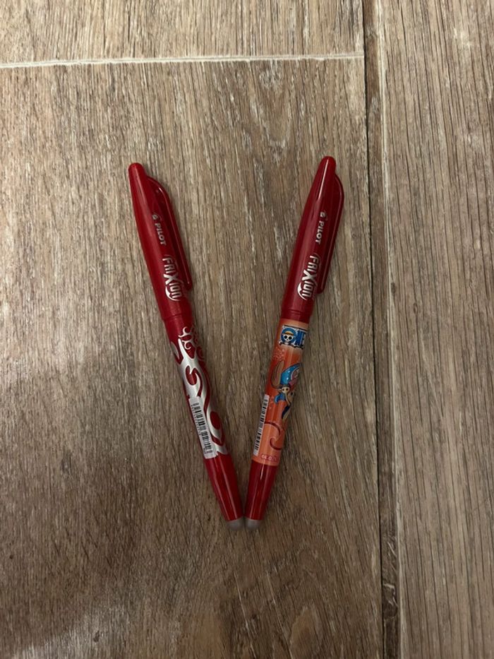 Lot de 2 stylos frixion rouge
