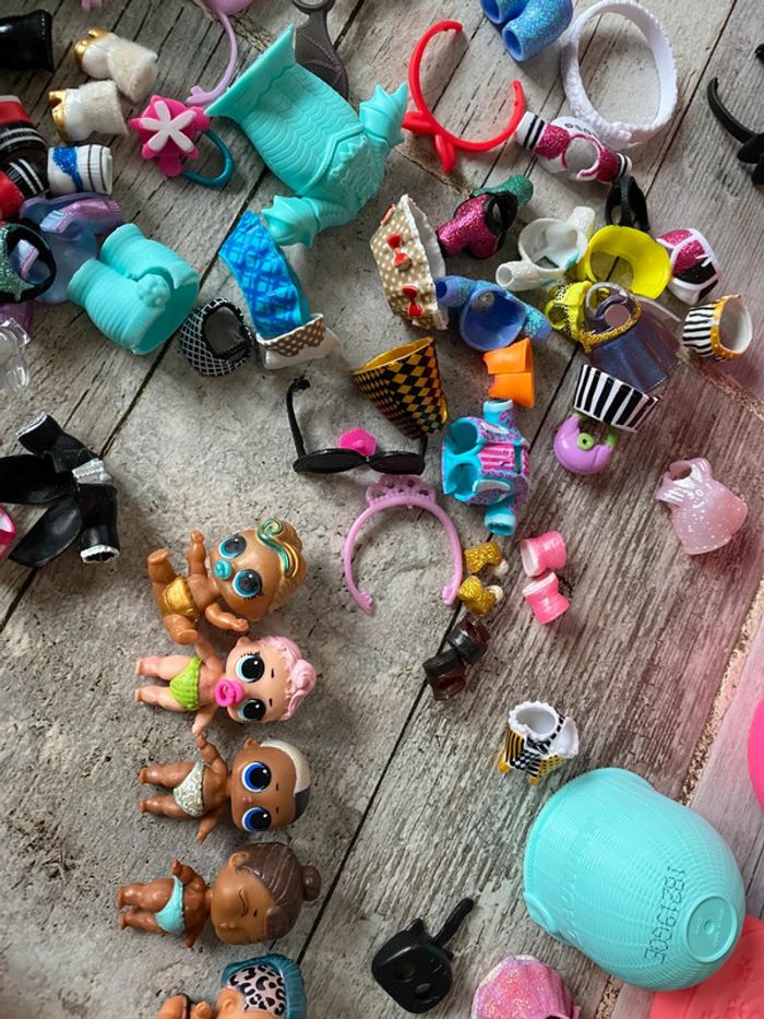 🎉 Gros lot poupées L.O.L Surprise – 15 poupées + bébés + animaux + accessoires