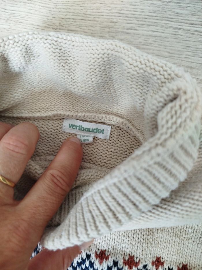 Pull Verbaudet chaud et de qualité 5 ans - photo numéro 3