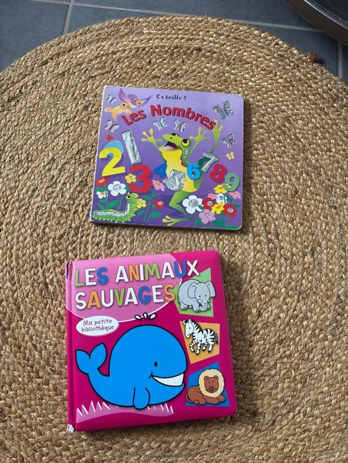 Lot enfants animaux nombres