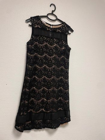 robe promod dentelle noir et beige