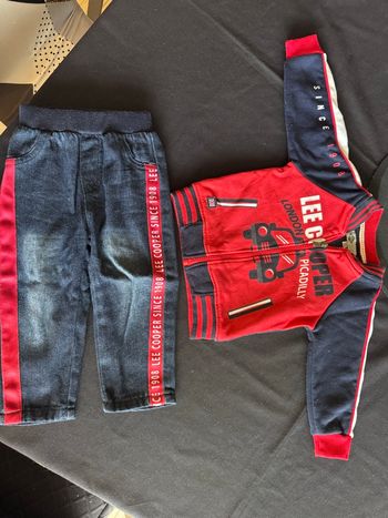 Ensemble Lee Cooper 18 mois Rouge