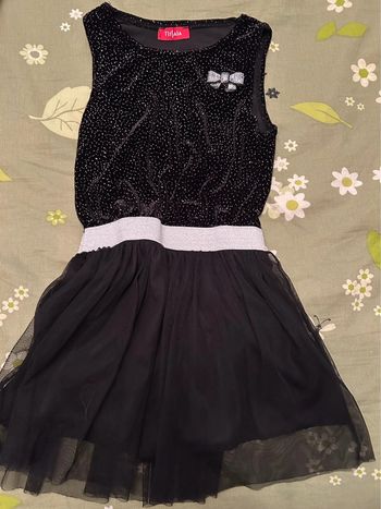 Robe noire Paillettes