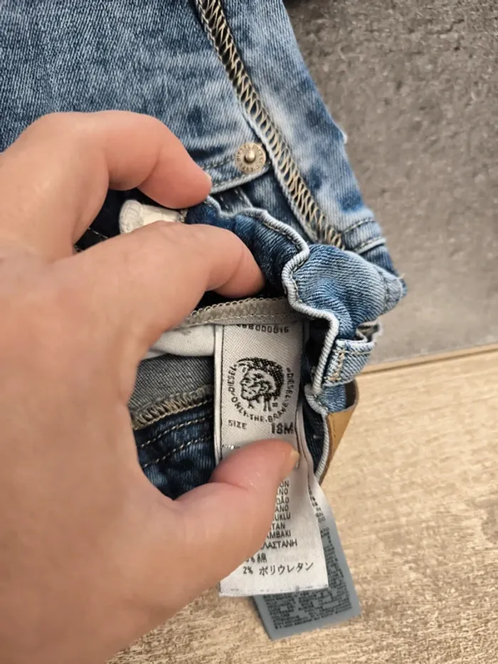 Pantalon jean souple garçon 18 mois Diesel - photo numéro 9