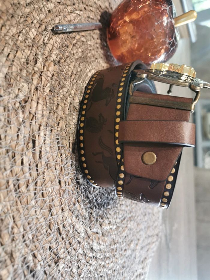 Ceinture de cowboy country cheval - photo numéro 3
