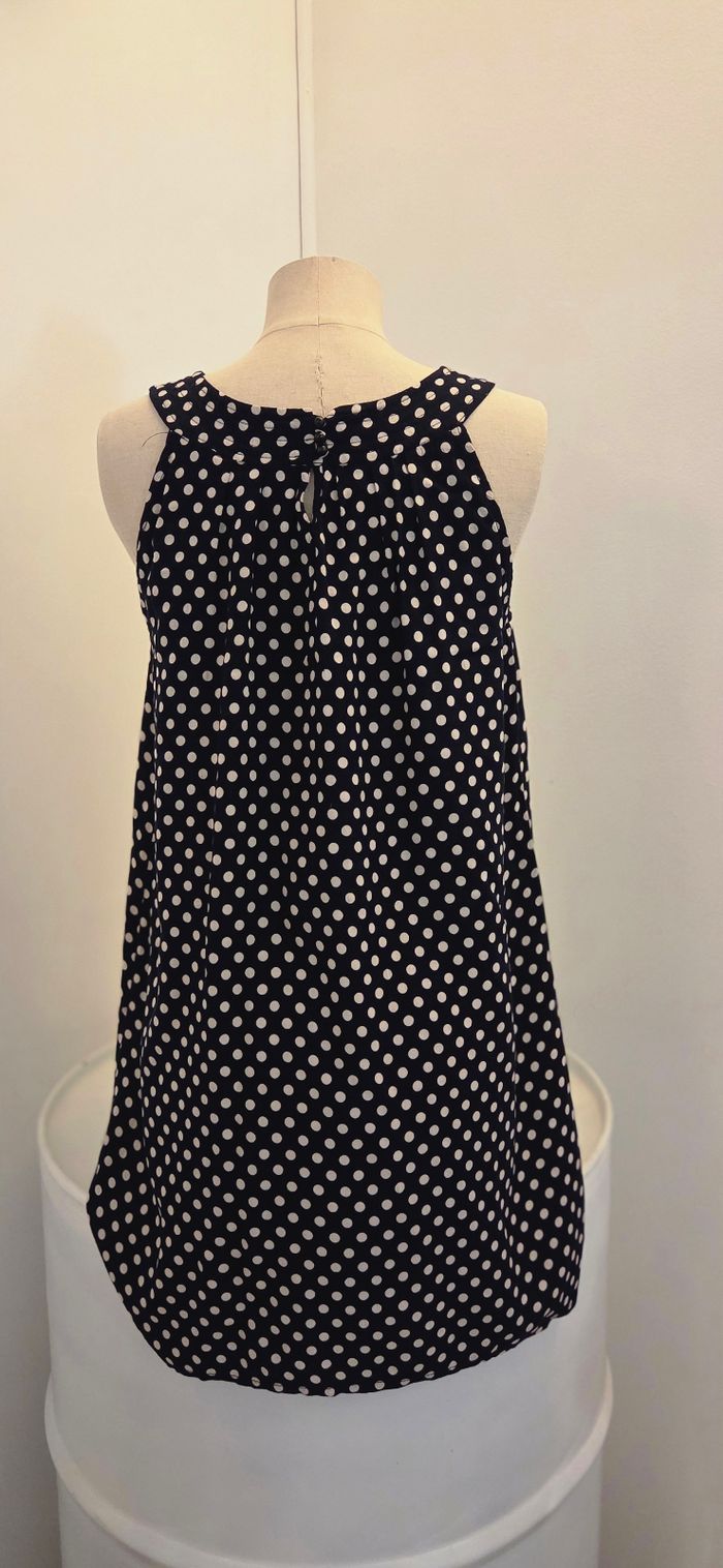 Robe / Tunique It Hippie à pois 🖤 fluide et légère – style rétro chic – excellent état - photo numéro 6