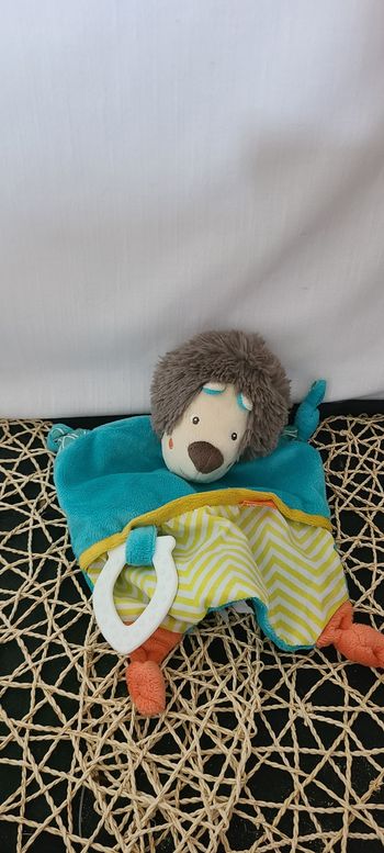 Doudou mouchoir Lion Babysun Funky Friends