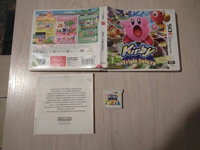 Kirby triple Deluxe jeu Nintendo 3DS en boite Nintendo Beebs