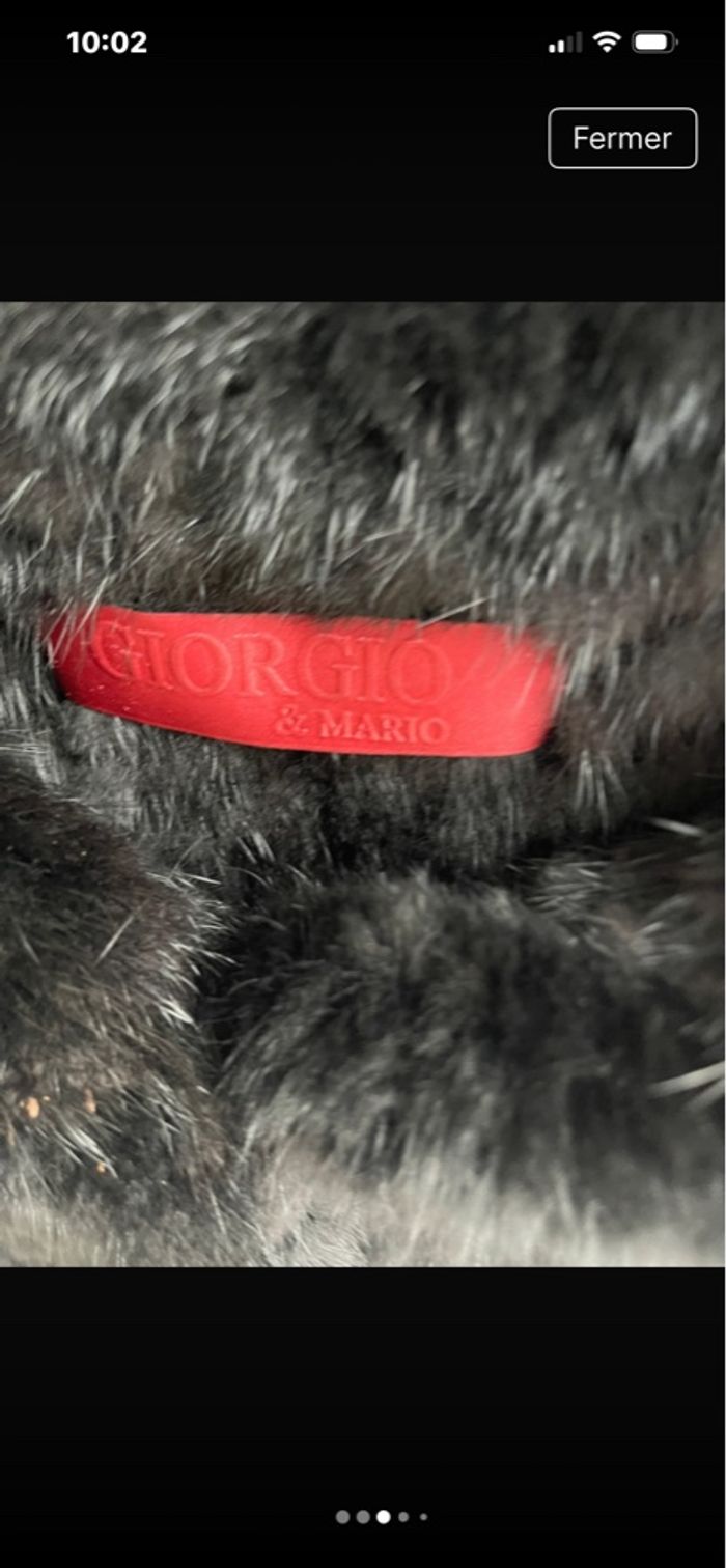 Veste en vison noire - photo numéro 3