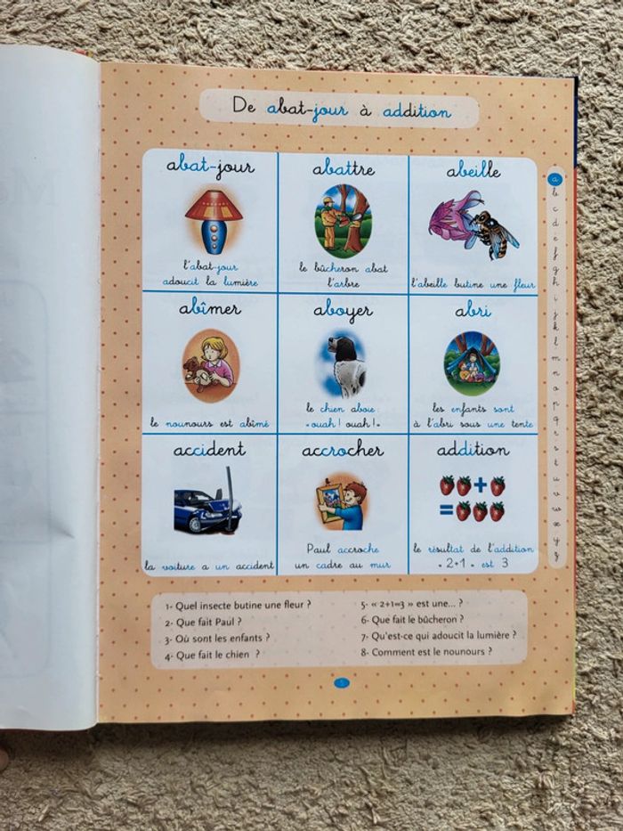 Livre Mon grand imagier pour apprendre à lire - Éditions Auzou - photo numéro 5