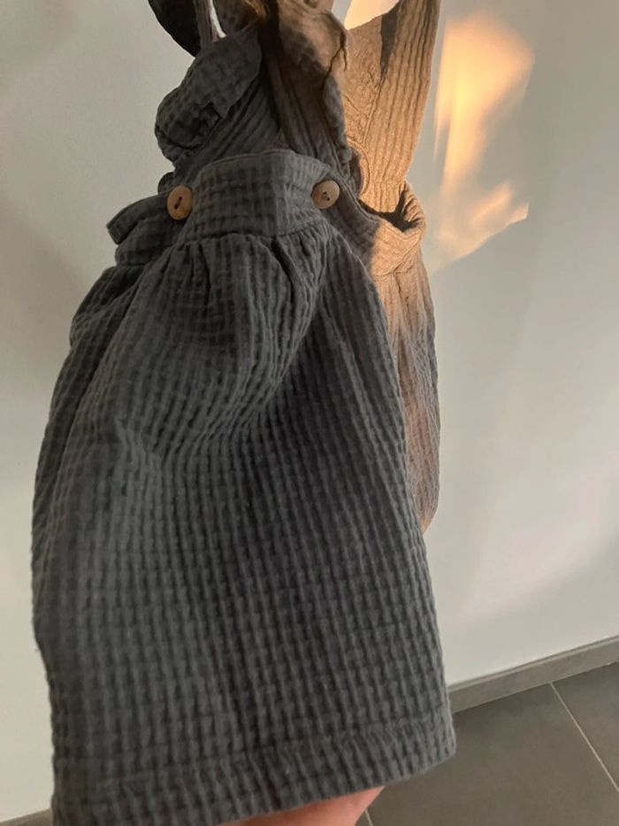 Ensemble robe gaufrée et gilet - photo numéro 4