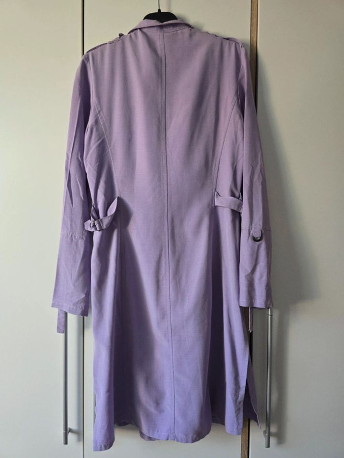 Trench vintage lilas - photo numéro 5