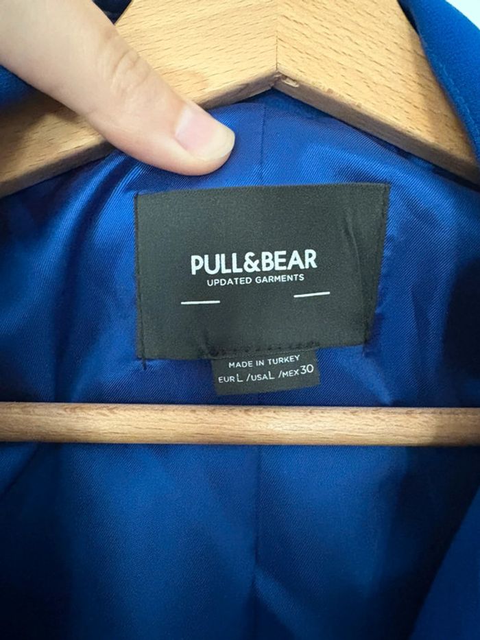 Blazer court bleu roi - photo numéro 3