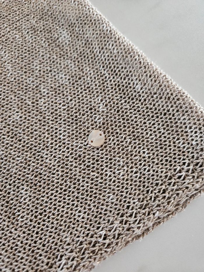 Brax pull beige/ doré taille 46 - photo numéro 9
