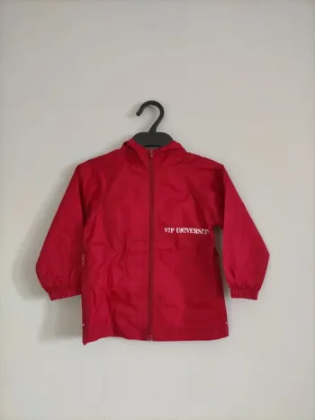 Parka rouge garçon