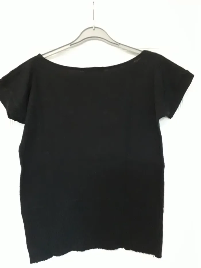 Pull sans manche noir taille S - photo numéro 2