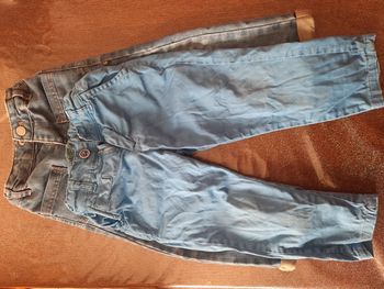 2 pantalons bleu