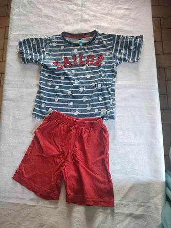 Pyjama short garçon