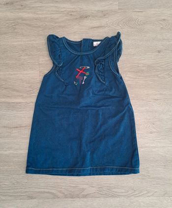 Robe en jean fille 18 mois