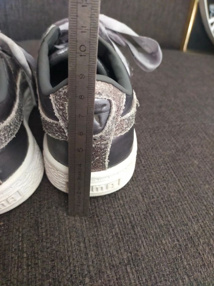 Baskets neuves grises lacets a ruban T 33 Puma - photo numéro 7