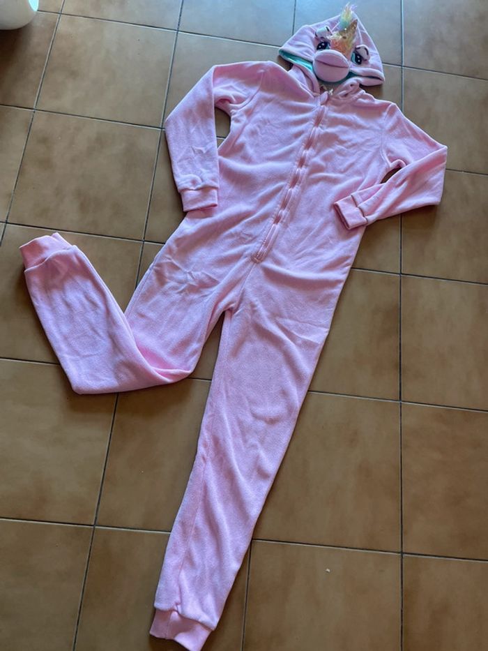 Combi pyjama licorne 11/12 ans - photo numéro 2