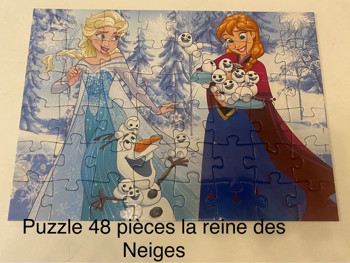 Puzzle 48 pièces la reine des neiges