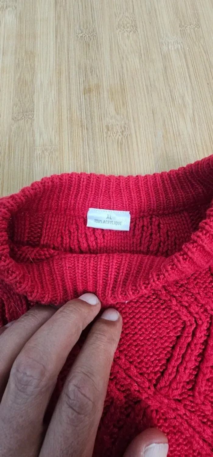 Pull vintage tricot T:xl - photo numéro 9