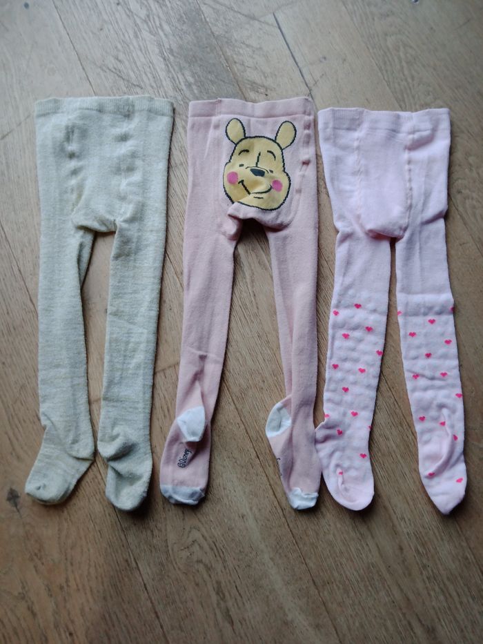 Lot de 3 collants fille – taille 36 mois - photo numéro 3