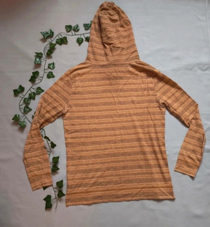 -shirt manches longues effet sweat 🍃 Hollister - photo numéro 2