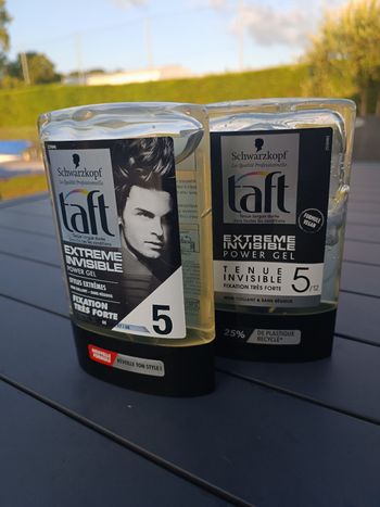Lot gel cheveux, fixation très forte, extrême invisible