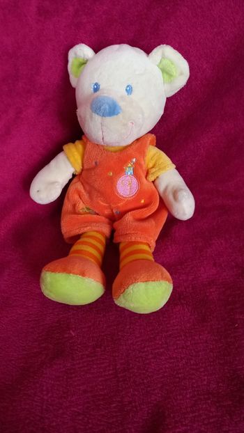 Doudou ours vêtu Mots d'enfants