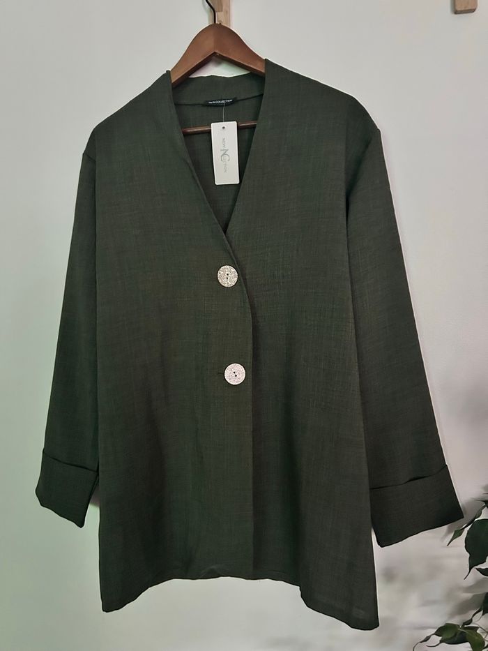 Ensemble pantalon neuf kaki - photo numéro 4