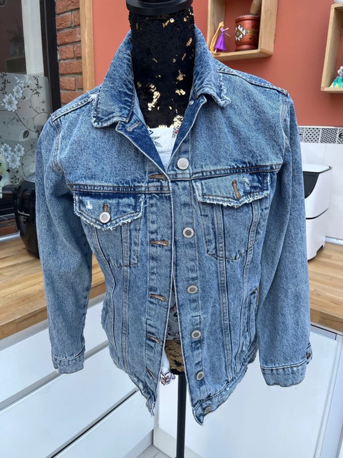 Veste en Jean XXS Bershka - photo numéro 5