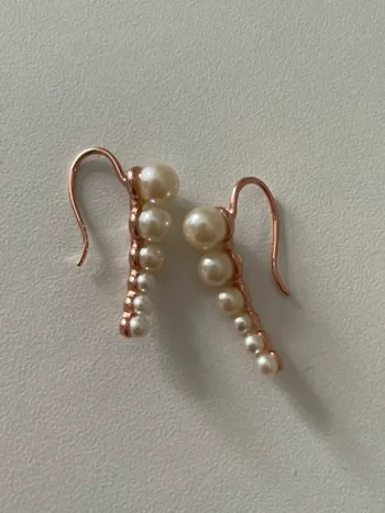 Boucle d’oreille grimpante du groupe MaxMara intrend sans logo sans étiquette