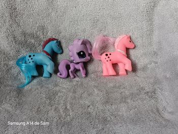 Lot de 3 figurines animaux poneys
