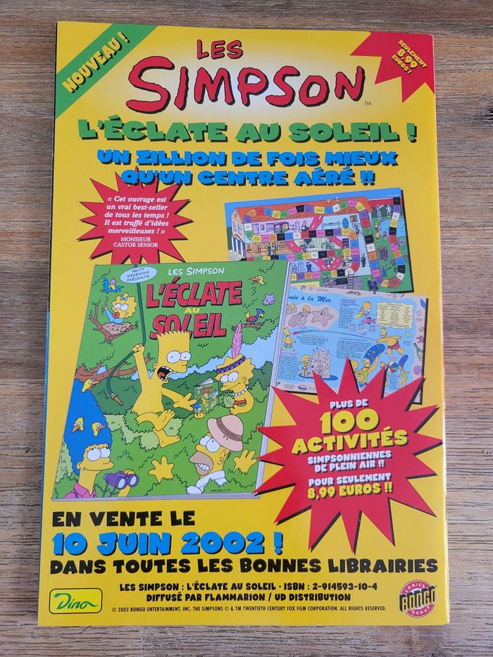 Comics BD Bongo Group Les Simpson - photo numéro 2